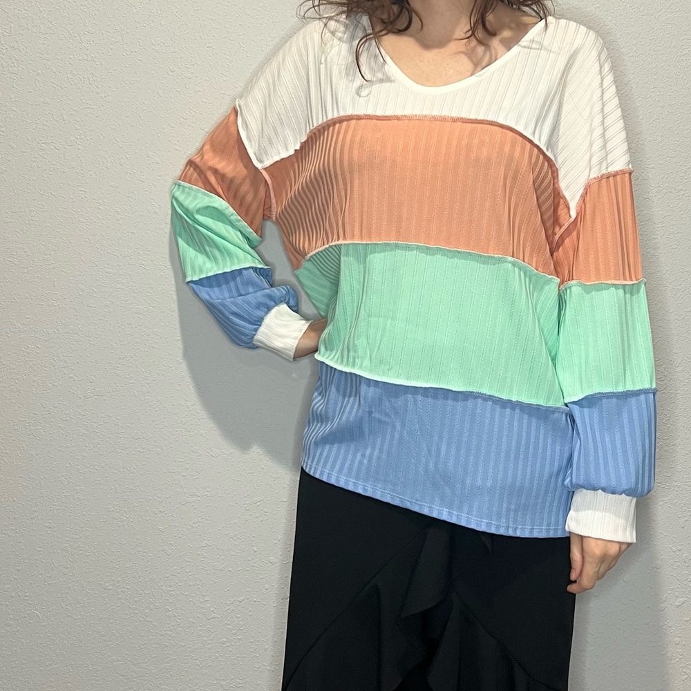 Color-block Top